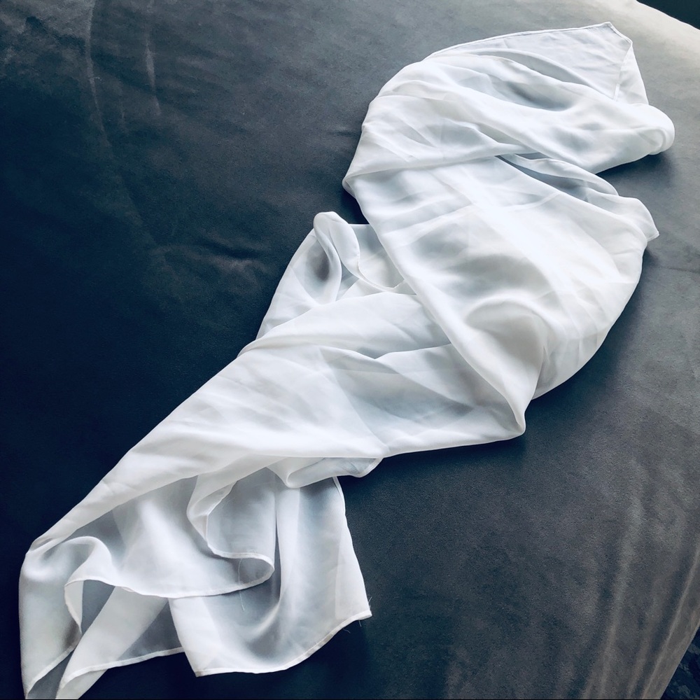 Sheer White Wrap